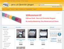 Tablet Screenshot of gallivaretextil.com